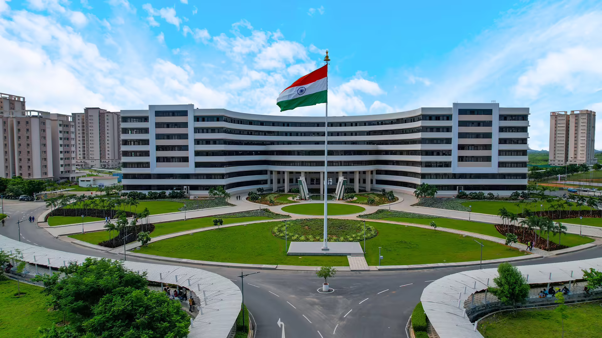 VIT-AP University expansive modern campus architecture